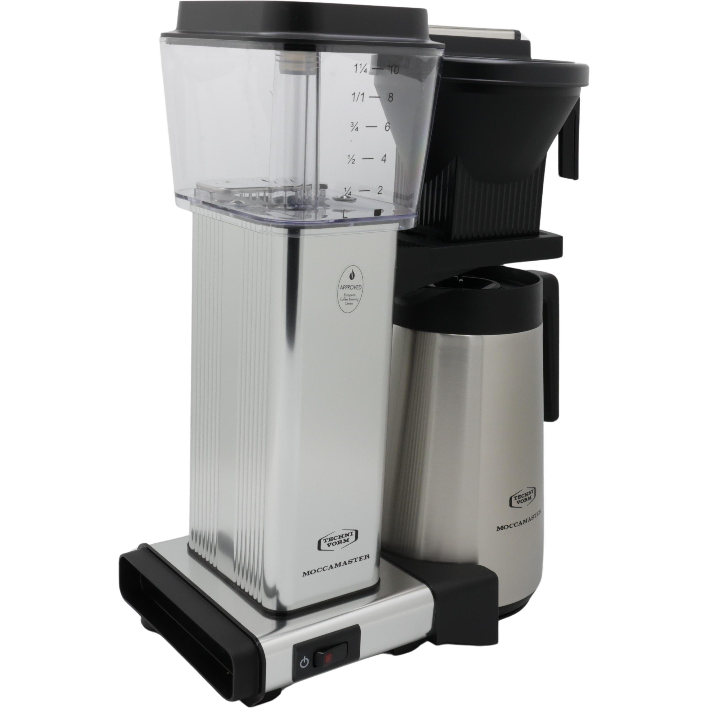 Moccamaster KKBGT Lucido, Macchina da caffè (americano), Argento