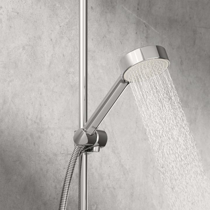 Produktbild Hansa Hansabasicjet Handbrause, Anti-Kalk-Technik, Durchmesser 95 mm, 1-strahlig, Eco-Durchfluss, 44 (1 Strahlarten, 9 l/min)