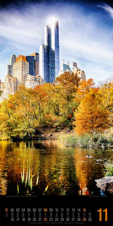 Image du produit Inside New York Kalender 2026 (33 x 66 cm, Couverture rigide, Anglais, Français, Allemand)