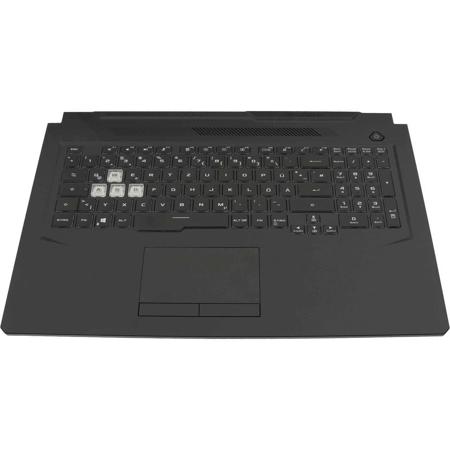 ASUS 1KAHZZQ010K, Notebook Ersatzteile, Schwarz, Transparent