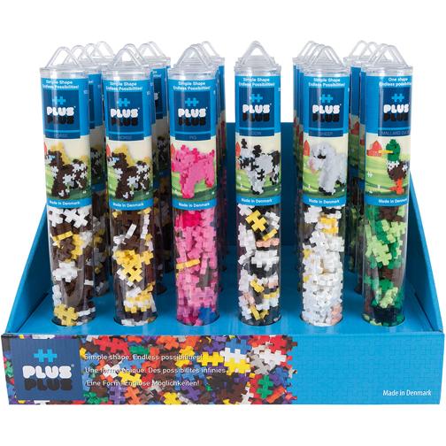 Plus-Plus Tube Display Farm pcs ass