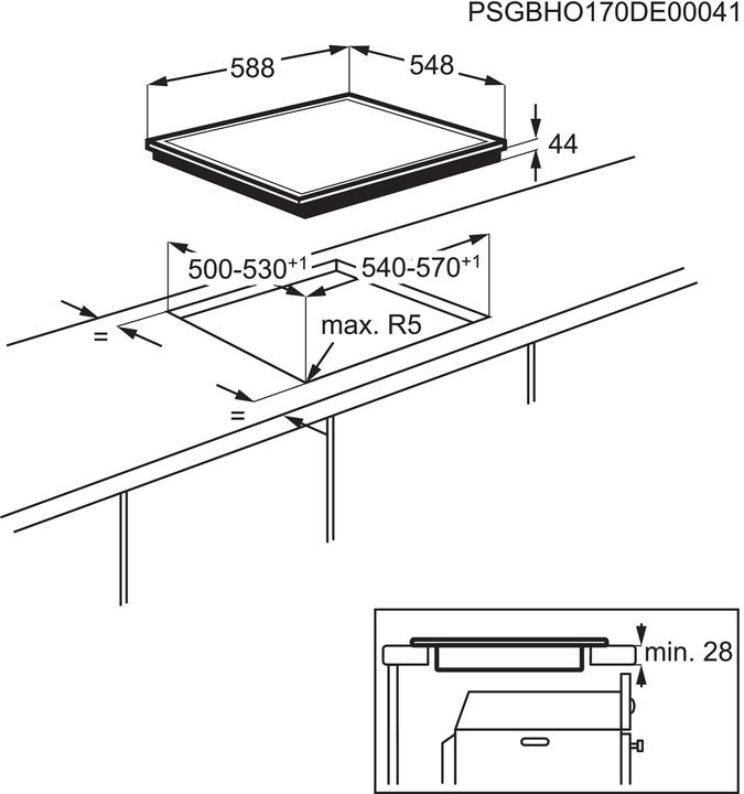 Actual product image Electrolux GK56PLCN