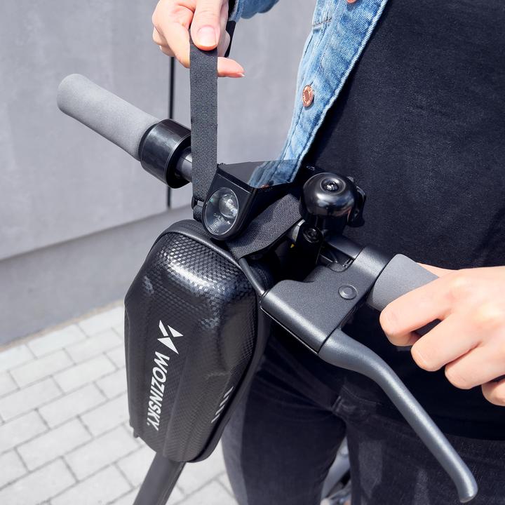 Actual product image Wozinsky Waterproof Bag Electric Scooter Bag 2L Handlebar Black (WSB3BK) () - 63975-uniw (2 l, Handlebar bag)