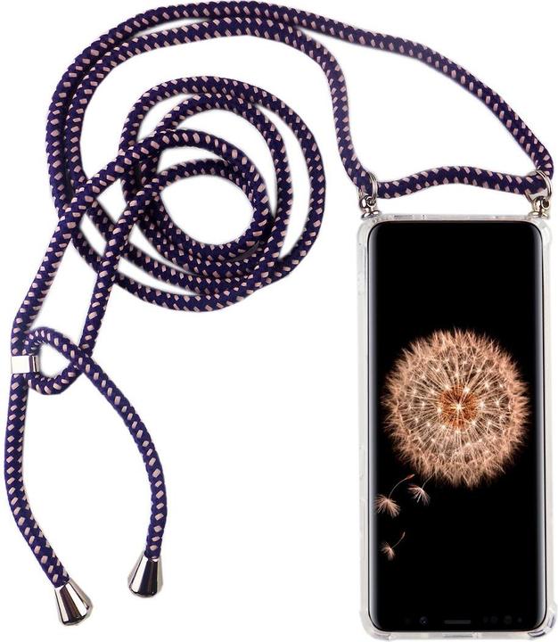 Produktbild König Design Handykette für Samsung Galaxy S9 mit Band Case zum umhängen mit Kordel Violett