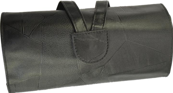 Actual product image Brush bag, imitation leather, empty Dimensions: 51.5 x 25 cm