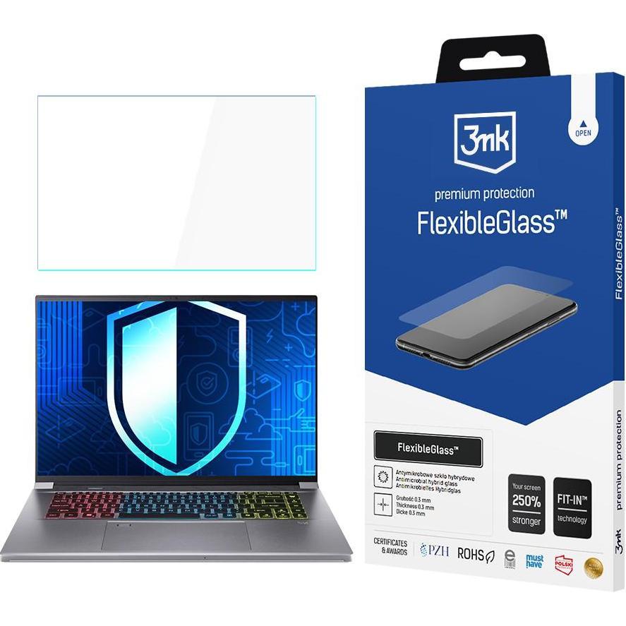 3MK Acer Predator Triton 16 - up to 17" FlexibleGlass (17"), Pellicola protettiva per notebook
