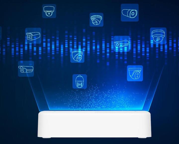 Actual product image Tenda N6P-4H network video recorder White (Network Video Recorder (NVR))