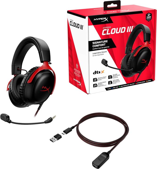 Actual product image HyperX Cloud III Wired (Cable)