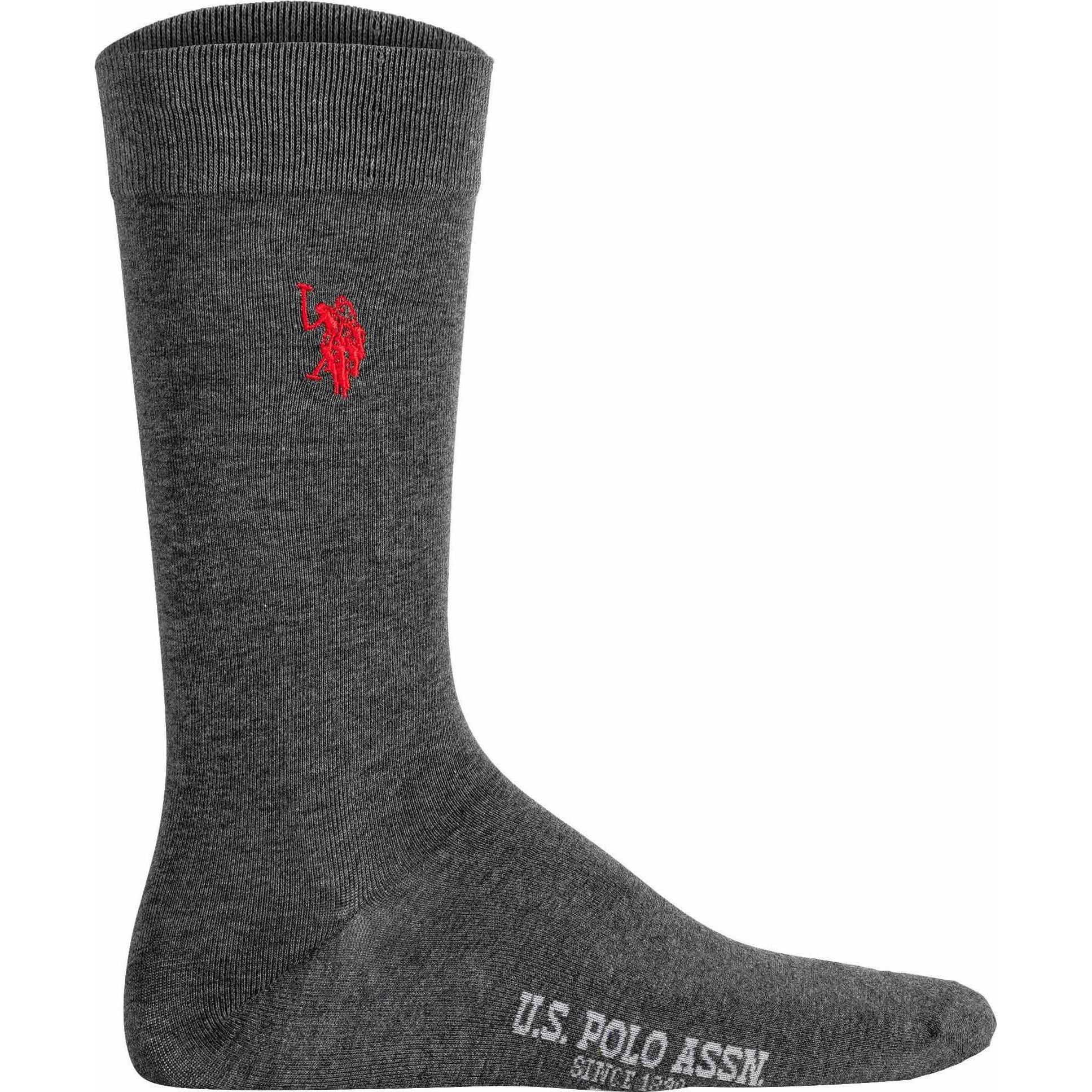 Thumbnail - U.S. Polo, Herren, Socken, Socken Business Bequem sitzend, Grau, (3er Pack, 39 - 42)