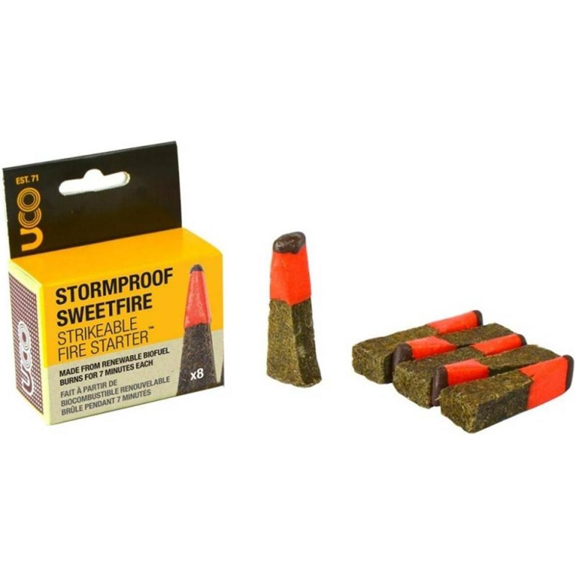 UCO Gear, Anzündhilfe, Schachtel mit 8 Biobrennstoff-Feueranzündern