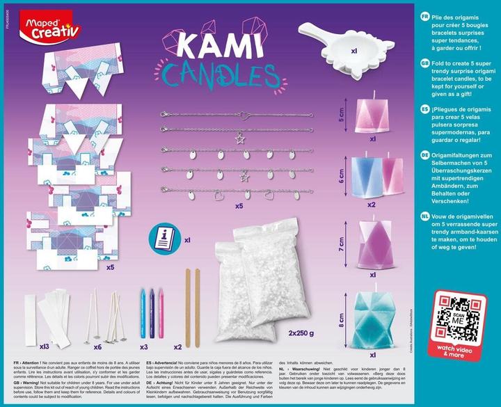 Actual product image Maped Bougies Origami Surprise