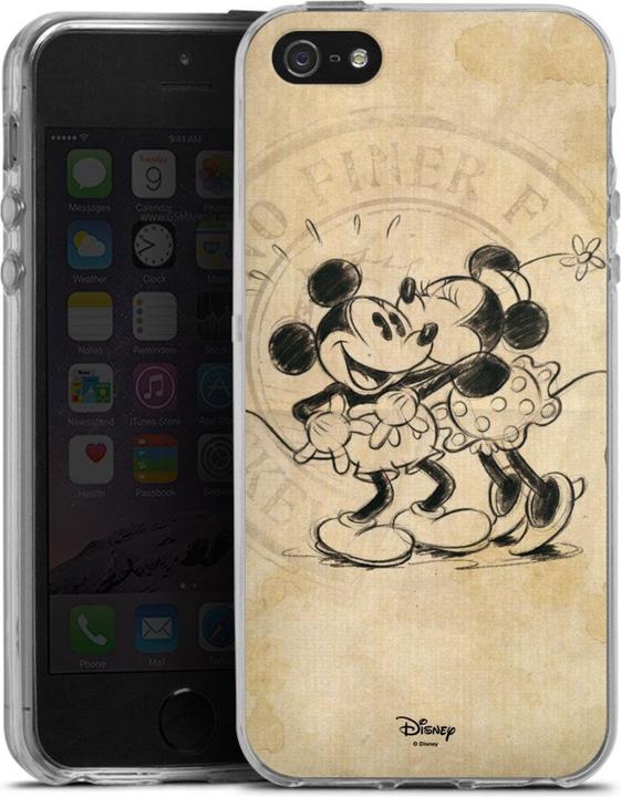 Produktbild DeinDesign Silikon Hülle für Apple iPhone 5s Handyhülle Case Smartphone Schutzhülle Mickey Mouse Minnie Mouse (Apple iPhone 5s)