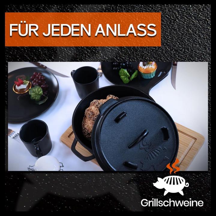 Actual product image Grillschweine Dutch Oven