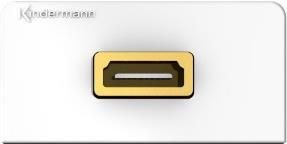 Image du produit Kindermann 7456000582 HDMI Noir (0.03 m)