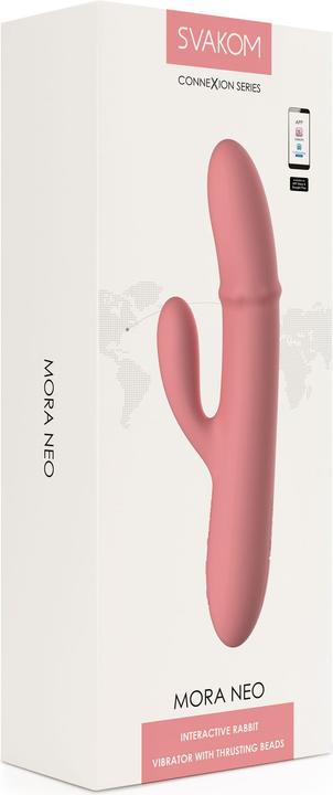 Produktbild Svakom Mora Neo Interaktiver Stossvibrator Pfirsich