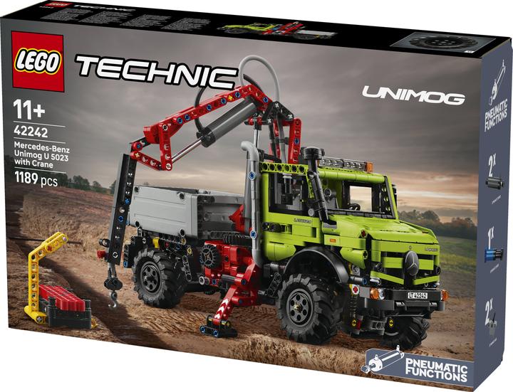 Produktbild LEGO Technic 42242 Mercedes-Benz Unimog U 5023 med kran