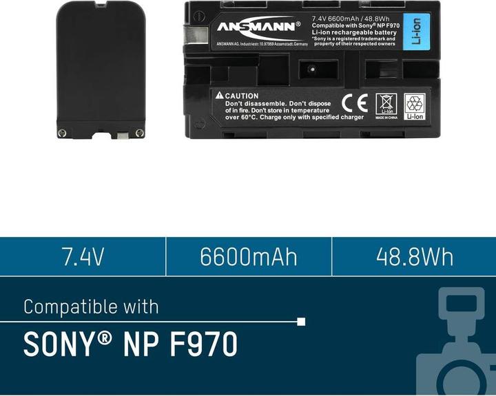 Productafbeelding Ansmann A-Son NP-F970 (Batterij van de camera)