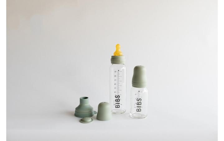Actual product image Bibs Anti Colic Bottle Silicone 270 ml Medium Flow Sage (270 ml)