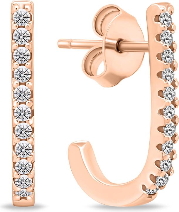 Immagine prodotto Brilio Argento - Orecchini originali in bronzo con zirconi EA618R