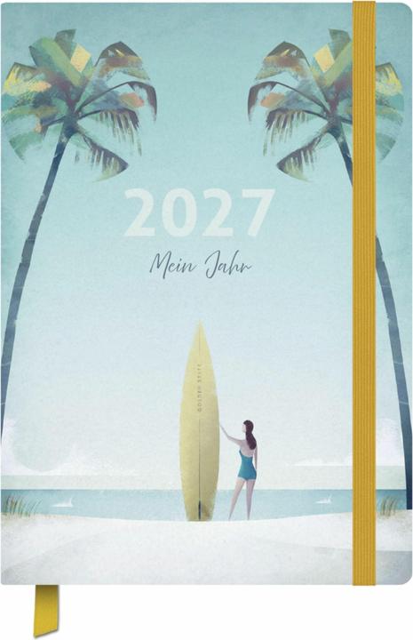 Produktbild Terminkalender Classic Timer Beach 2027 (A6, 1 Woche / 2 Seiten)