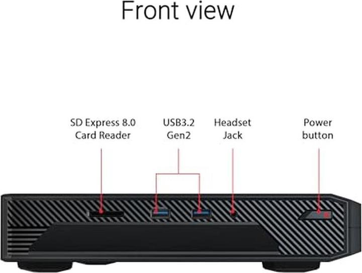 Actual product image ASUS RNUC14SRKU710002I BB U7 155H (Intel Core Ultra 7 155H)