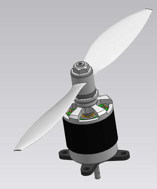 Produktbild Planet-Hobby JOKER 2834-9,5 V3 880 KV BRUSHLESS MOTOR