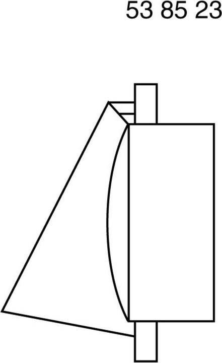 Actual product image Wallair Exhaust hood with back pressure flap