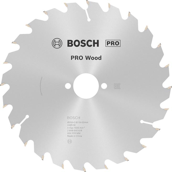 Immagine prodotto Bosch Professional Zubehör Lama circolare per legno PRO, 200 x 2,8 x 30 mm