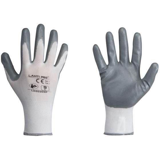 Lahti Pro, Guanti di sicurezza, Rękawice ochronne powlekane nitrylem rozmiar 9 (L220309K) (9)