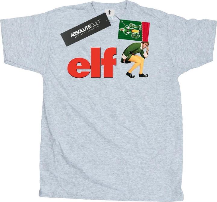 Actual product image Elf Mens Crouching Logo T-Shirt (S)
