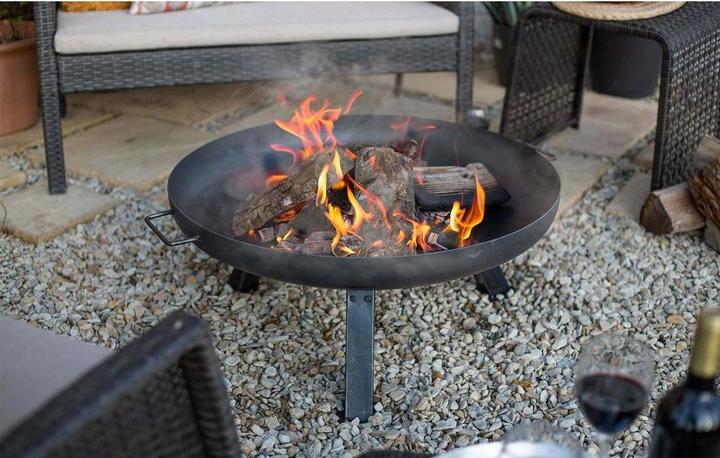 Produktbild La Mer Hacienda - Vuurschaal Pittsburgh rge - Vuurschaal 100 cm en groter - Staal - Zwart - Terrashaard - V (100 cm)