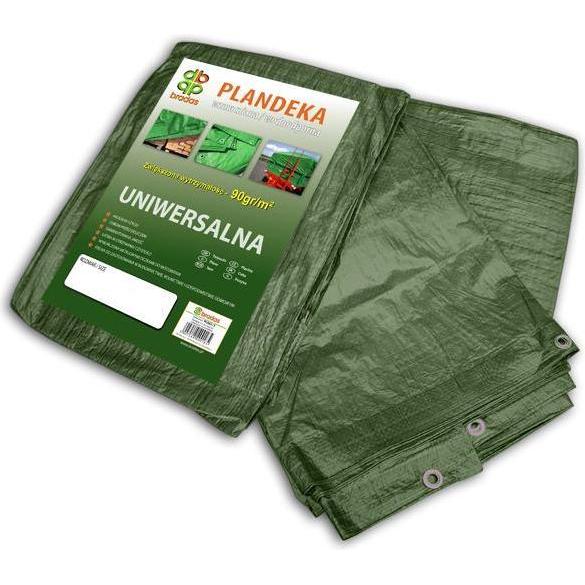 Bradas, Abdeckplane, Universal Abdeckplane Gewebeplane 90g/qm, grün (8 x 12 m) (8 x 12 m)