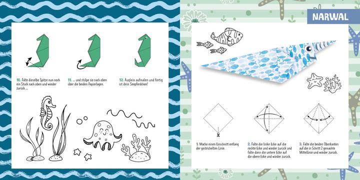 Productafbeelding 88 x Origami Kids - Unter Wasser (Duits, Thade Precht, 2023)