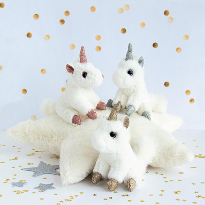 Image du produit Doudou et Compagnie Porte Cles Licorne argent MQ