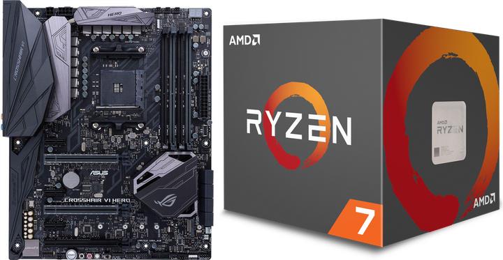 ASUS ROG CROSSHAIR VI HERO + Ryzen 7 1800X