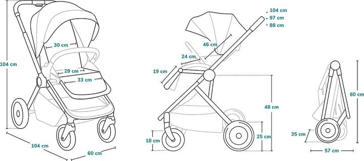 Actual product image Lionelo Mika 3 in 1 (0 Months - 4 years)