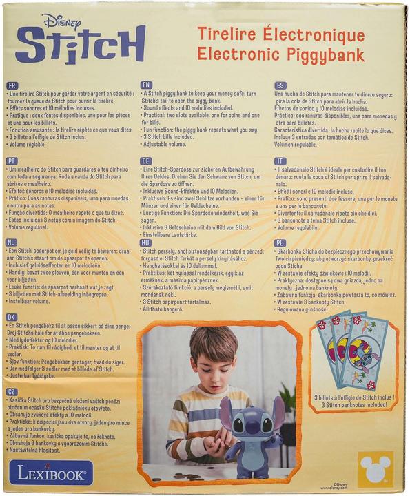 Produktbild Lexibook - Stitch electronic piggybank (JG140D)