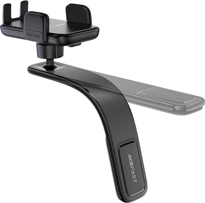 Actual product image Acefast D28 car dashboard holder with flexible arm for 4.5-6.7" phone - black