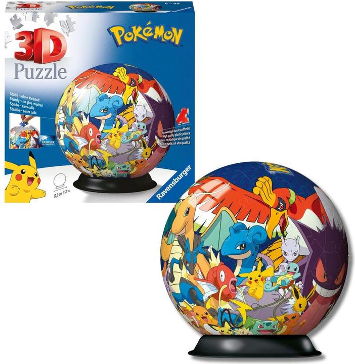 Image du produit Ravensburger Pokémon Puzzleball (72 pièces)