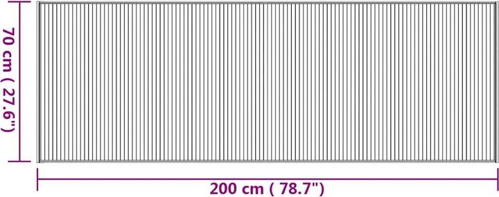 Produktbild vidaXL Teppich (70 x 200 cm)