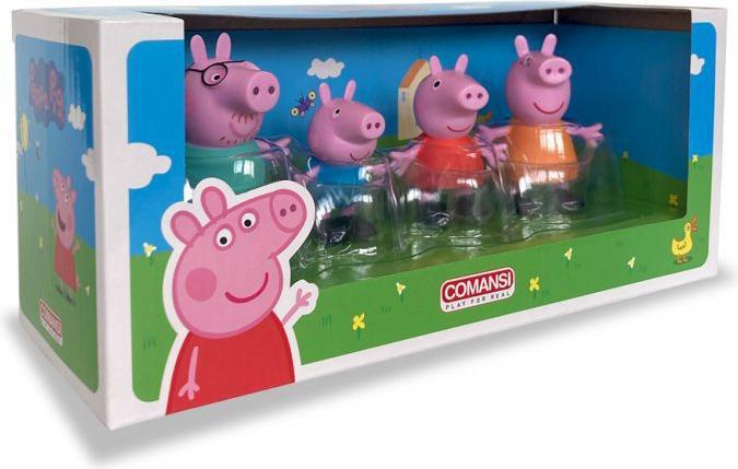 Actual product image Peppa Pig - Gift set book and figures (Family Set)