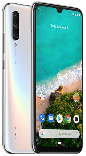 Produktbild Xiaomi Mi A3 (128 GB, More than White, 6.08", Hybrid Dual SIM, 4G)