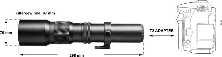 Actual product image Walimex 500/8.0 DSLR Nikon F (Nikon F, full size)