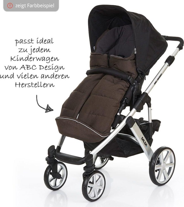 Produktbild ABC Design Winterfusssack black