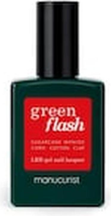 Image du produit Manucurist Green Flash vernis à ongles Poppy Red (Rouge Coquelicot, Vernis à ongles effet gel)