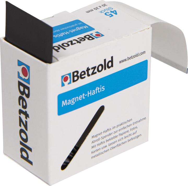 Produktbild Betzold Magnet-Haftis im praktischen Abroller (45 x)