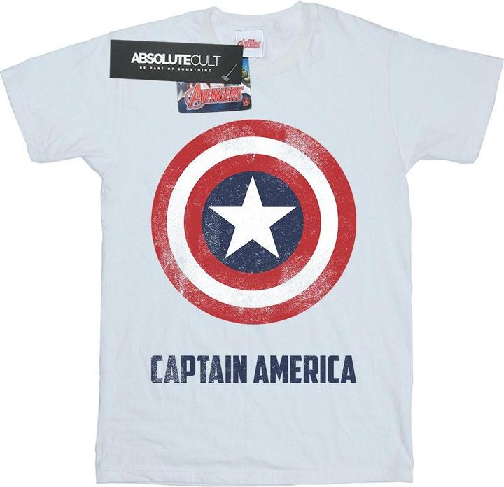 Immagine prodotto Maglietta Capitan America Shield Text Uomo (3XL)