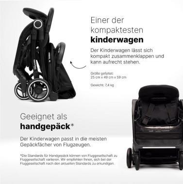 Productafbeelding Hamilton by yoop Kinderwagen S1 Plus Schwarz - Leichtgewicht Buggy - MagicFold™ Technology (0 Maanden - 4 Jaren)