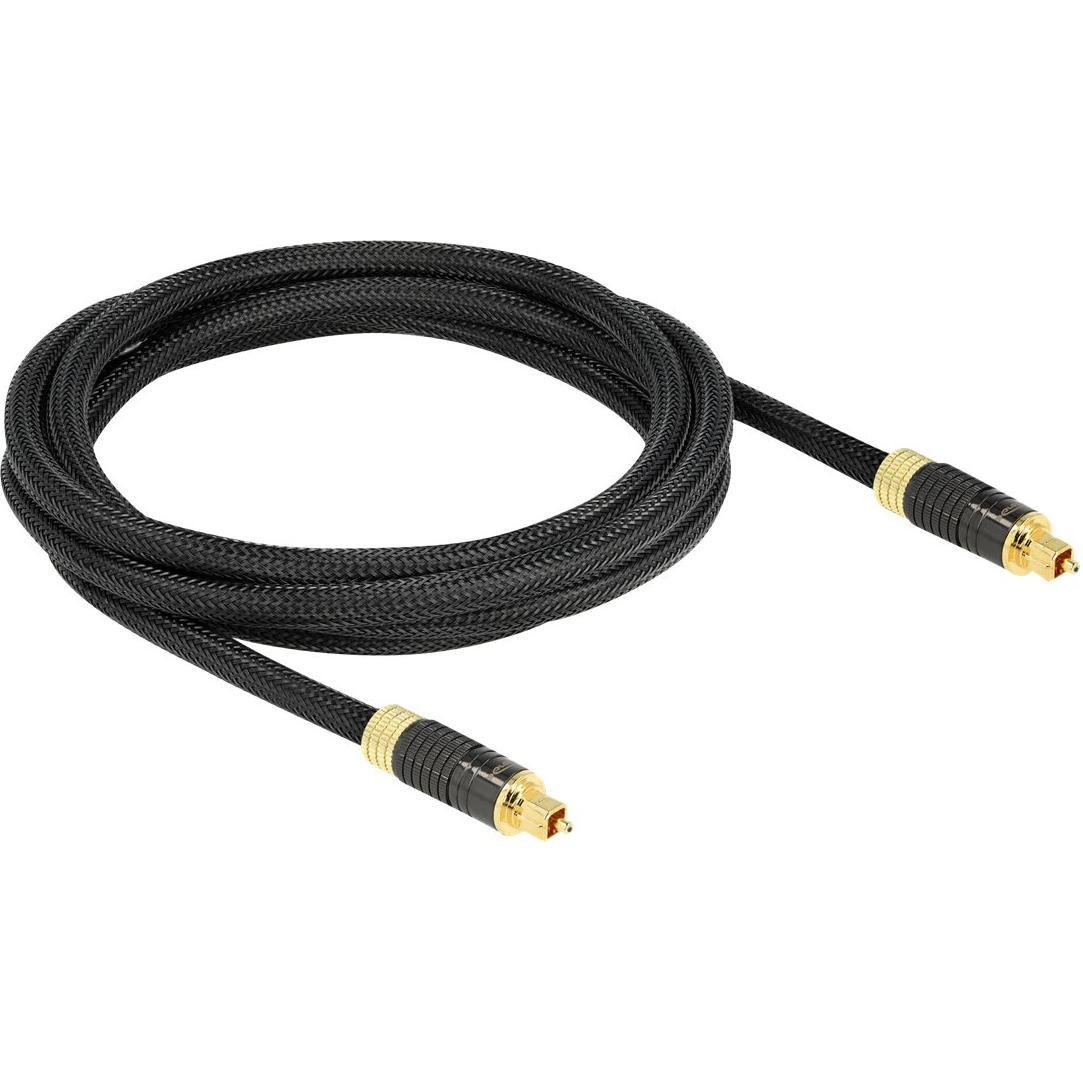 Delock Connettore del cavo standard TOSLINK (2 m, TOSLINK), Cavo audio