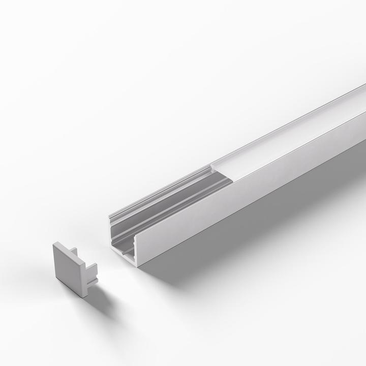 Halemeier Channelline U Alu opal 10er Set L=3000 Alu-und Abdeckprofil